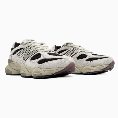 Кросівки New Balance 9060 Beige Suede Brown Sole (Бежевий) - фото 2 