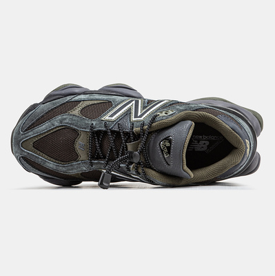Кроссовки New Balance 9060 Black Olive Grey (Серый) - фото 3 