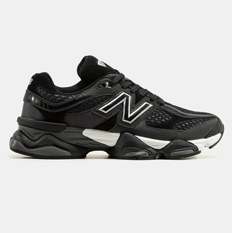 New Balance 9060 Black Silver Shoe Palace Exclusive