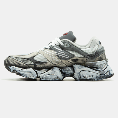 Кроссовки New Balance 9060 Grey Distressed (Бежевый) - фото 4 