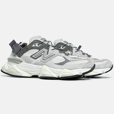 Кроссовки New Balance 9060 White Grey Mesh (Серый) - фото 2 