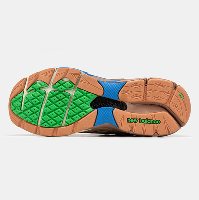 Кроссовки New Balance 990v3 x Joe Freshgoods Blue Beige Green (Голубой) - фото 5 