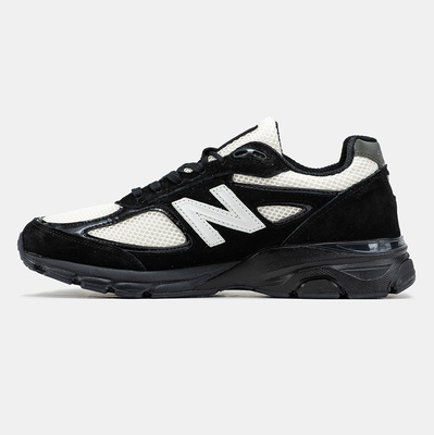 Кроссовки New Balance 990v4 x Joe Freshgoods Black White (Черный) - фото 4 