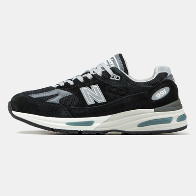 Кросівки New Balance 991v2 Black Grey (Чорний) - фото 4 