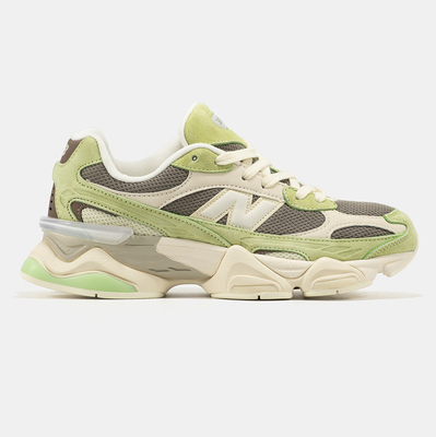 Кроссовки New Balance Wmns 9060R Dry Lime Thunder Brown U906028L (Зеленый) - фото 1 Keedy