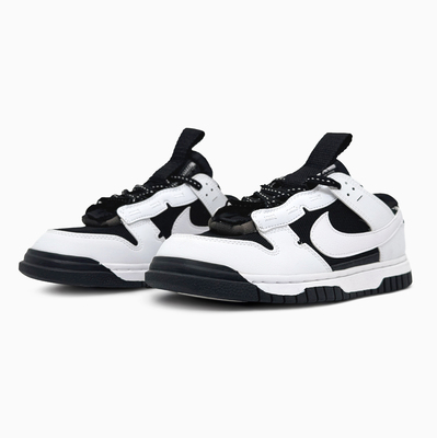 Кросівки Nike Air Dunk Jumbo Remastered Black White (Білий) - фото 2 