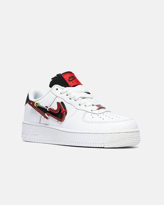 Кроссовки Nike Air Force 1 '07 PRM Mousqueton Swoosh Rouge DH7579-100 (Белый) - фото 2 