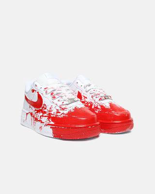 Кросівки Nike Air Force 1 Custom Blood (Червоний) - фото 2 