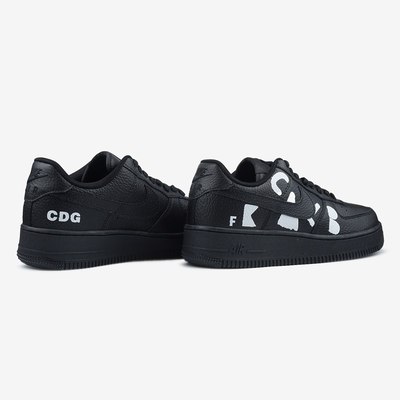 Кросівки Nike Air Force 1 Low Retro SP х Comme des Garçons (Чорний) - фото 5 