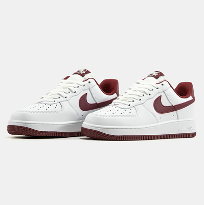 Кросівки Nike Air Force 1 Low White Team Red (Білий) - фото 2 