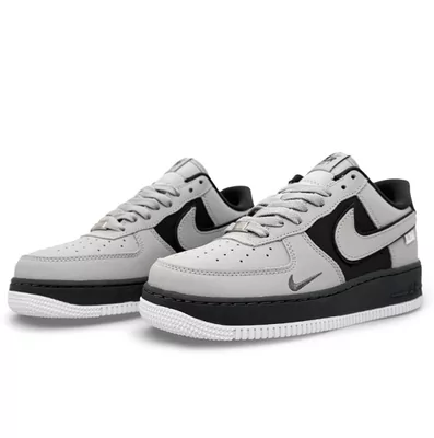 Кросівки Nike Air Force 1 Low World Grey Black (Сірий) - фото 2 