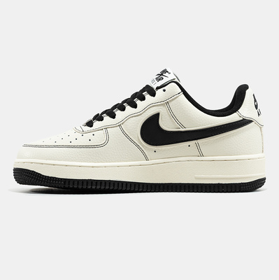 Кроссовки Nike Air Force 1 Low x Balenciaga White Black (Белый) - фото 3 