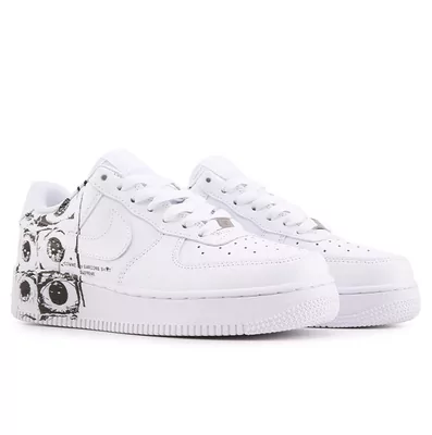 Кросівки Nike Air Force 1 Low x Supreme x Comme des Garçons SHIRT Eyes 923044-100 (Білий) - фото 2 