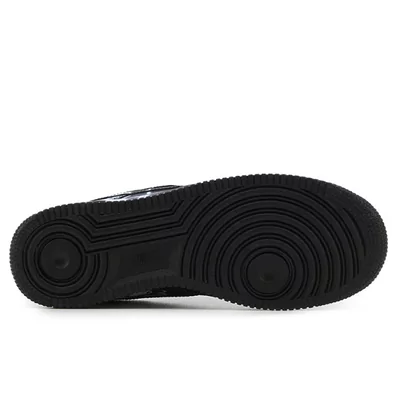 Кроссовки Nike Air Force 1 Low x Supreme x Comme des Garçons SHIRT Eyes Black (Черный) - фото 5 