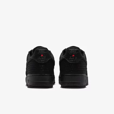 Кросівки Nike Air Force 1 SE Valentines Day Black (Чорний) - фото 4 