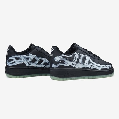 Кросівки Nike Air Force Low Skeleton QS black (Чорний) - фото 5 