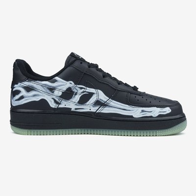 Кросівки Nike Air Force Low Skeleton QS black (Чорний) - фото 4 