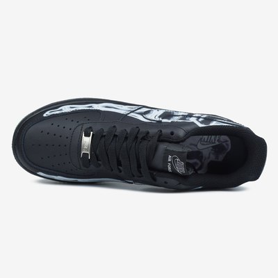 Кросівки Nike Air Force Low Skeleton QS black (Чорний) - фото 3 