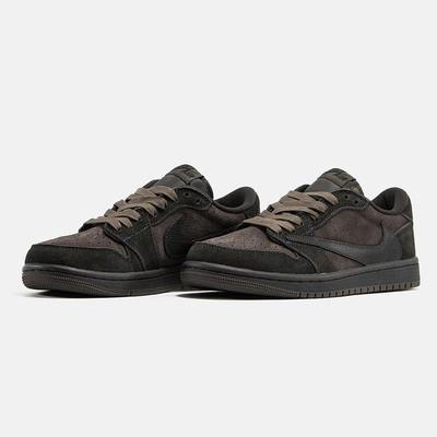 Кросівки Nike Air Jordan 1 Low x Travis Scott 'Velvet Brown' DM7866-202 (Коричневий) - фото 2 