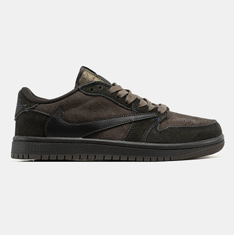 Кроссовки Nike Air Jordan 1 Low x Travis Scott 'Velvet Brown'