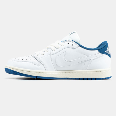 Кросівки Jordan 1 Retro Low x Fragment Design x Travis Scott Sail Military Blue DM7866-104 (Білий) - фото 4 