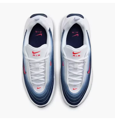 Кросівки Nike Air Max Portal USA White Midnight Navy Bright Crimson (Білий) - фото 3 