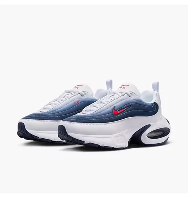 Кросівки Nike Air Max Portal USA White Midnight Navy Bright Crimson (Білий) - фото 2 
