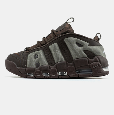 Кроссовки Nike Air More Uptempo Low Baroque Brown FZ3055-200 (Коричневый) - фото 3 