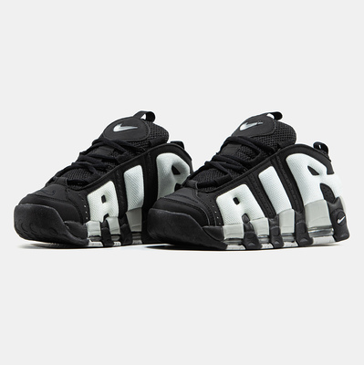 Кросівки Nike Air More Uptempo Low Black Photon Dust (Чорний) - фото 2 