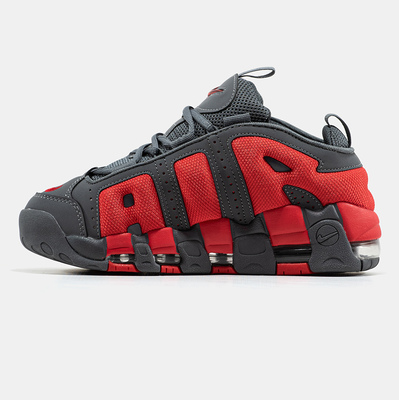 Кросівки Nike Air More Uptempo Low Dark Grey Light Crimson FZ3055-002 (Сірий) - фото 4 