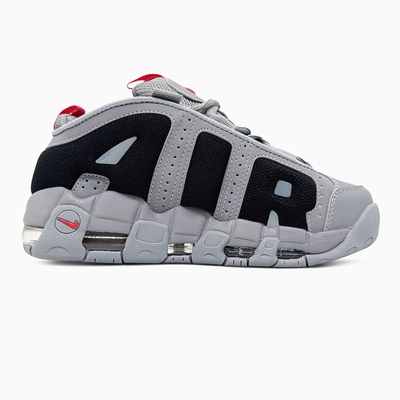 Кроссовки Nike Air More Uptempo Low Grey Black (Серый) - фото 4 
