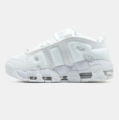 Кроссовки Nike Air More Uptempo Low Triple White FZ3055-100 (Белый) - фото 3 