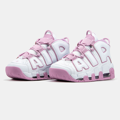 Кроссовки Nike Air More Uptempo White Pink FN6976-100 (Белый) - фото 2 