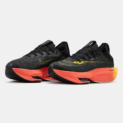 Кроссовки Nike Air Zoom Alphafly NEXT 2 Black Sea Coral DN3559-001 (Оранжевый) - фото 2 