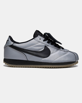 Кросівки Nike Cortez Leather SE Metallic Cool Grey Black