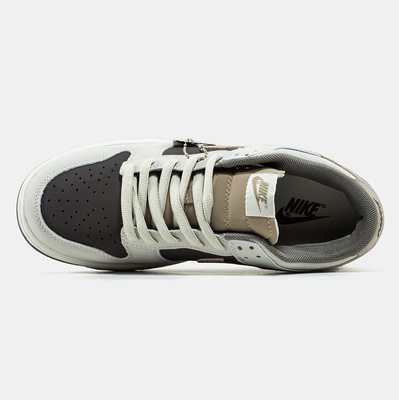 Кроссовки Nike Dunk Low Beige Brown Bear (Бежевый) - фото 4 