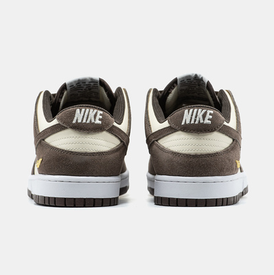 Кросівки Nike Dunk Low Mini Swoosh Cappuccino (Коричневий) - фото 5 