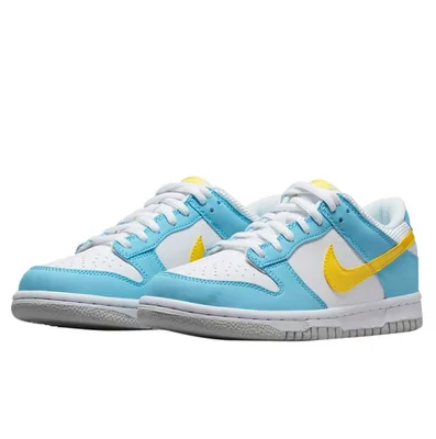 Кросівки Nike Dunk Low Next Nature White Blue Yellow DX3382-400 (Білий) - фото 2 