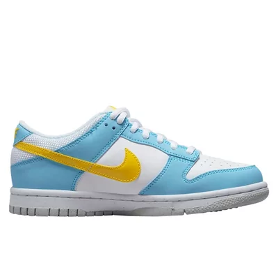 Кросівки Nike Dunk Low Next Nature White Blue Yellow DX3382-400 (Білий) - фото 4 