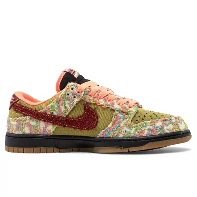 Кроссовки Nike SB Dunk Low Panda-Monium Green Curry IB2263-300 (Хаки) - фото 4 
