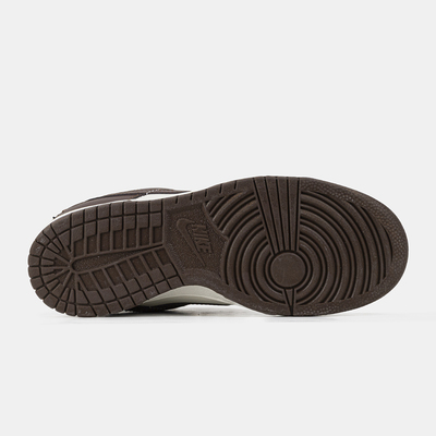 Кросівки Nike Dunk Low Team Chocolate Brown White (Білий) - фото 5 
