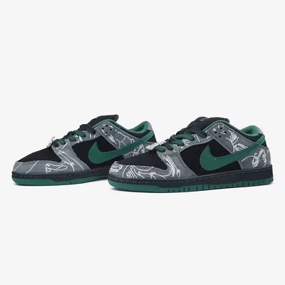 Кроссовки Nike Dunk Low There Skateboards (Серый) - фото 2 