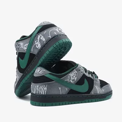 Кроссовки Nike Dunk Low There Skateboards (Серый) - фото 4 