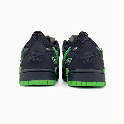 Кросівки Nike OFF-White x Rubber Dunk Black Green (Чорний) - фото 4 