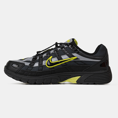 Кроссовки Nike P-6000 Black White Yelllow (Черный) - фото 4 