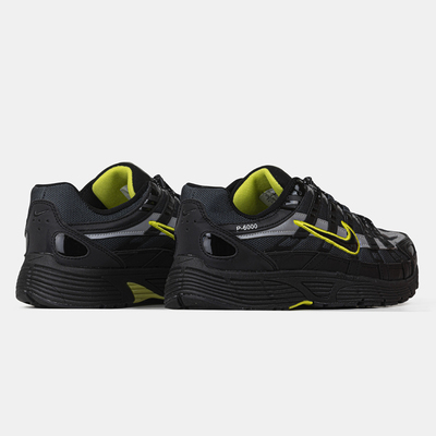 Кроссовки Nike P-6000 Black White Yelllow (Черный) - фото 3 