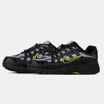 Кроссовки Nike P-6000 Black White Yelllow (Черный) - фото 2 