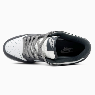Кросівки Nike SB Dunk Dark Grey Textile (Білий) - фото 3 