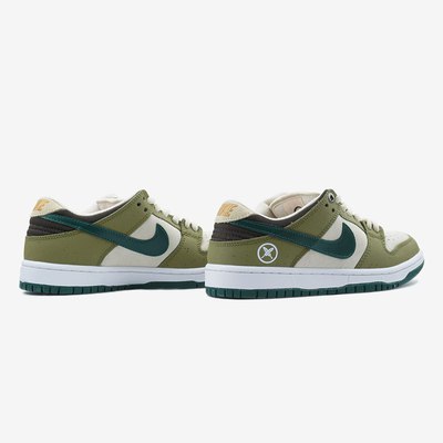 Кроссовки Nike SB Dunk Low Asparagus x Yuto Horigome (Белый) - фото 5 