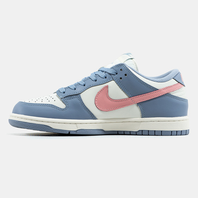 Кросівки Nike SB Dunk Low Blue Pink White (Блакитний) - фото 4 